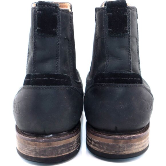 Rodd & Gunn Black Leather Chelsea Boots Men’s 9 | Rugged Dark Academia - Picture 5 of 7